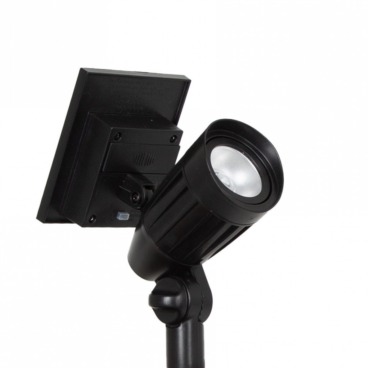 4x Solar LED Spot de jardin Noir