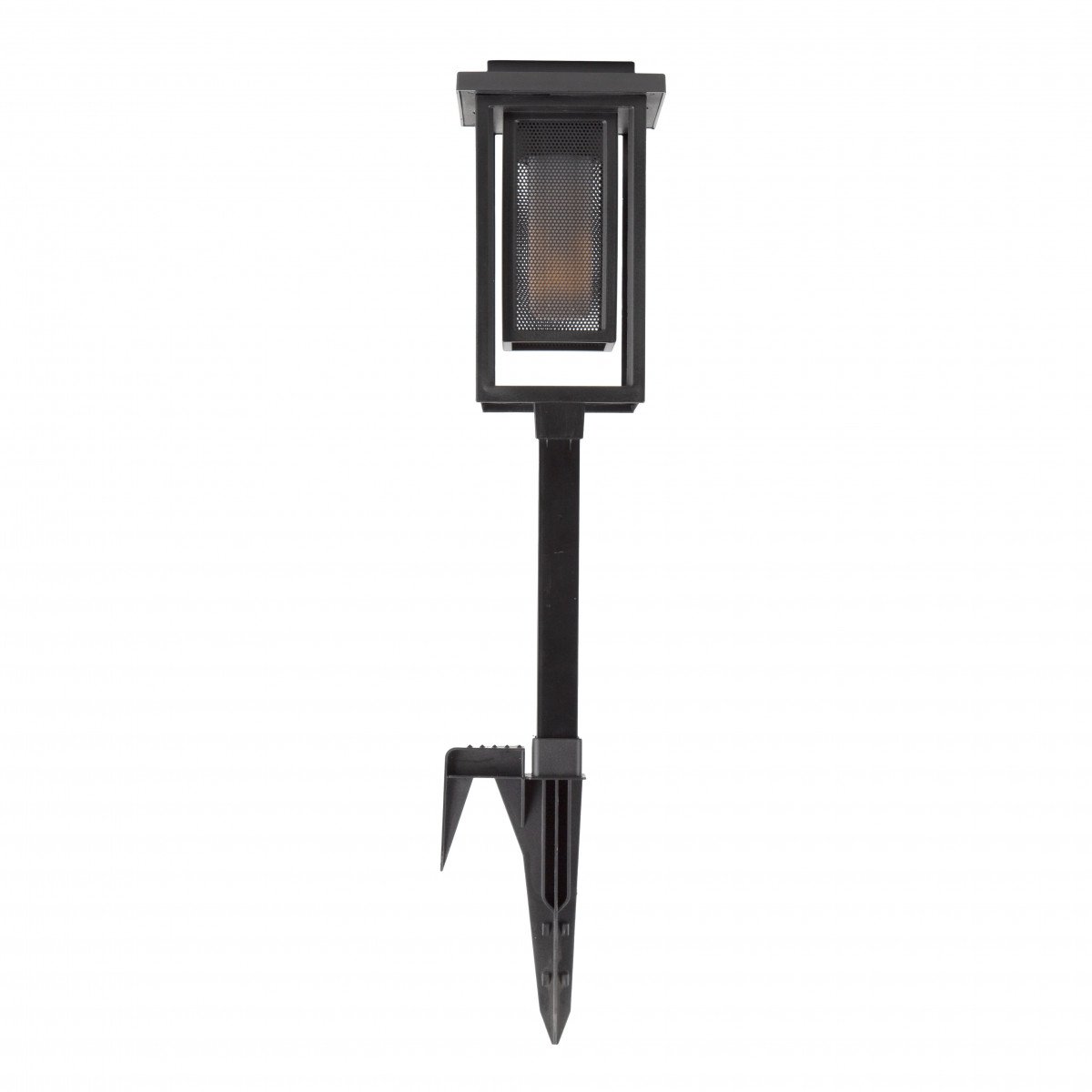 Torche noire sur l'énergie solaire, éclairage d'ambiance extérieur, LED solaire Black Del Sol, lampe d'extérieur solaire Nostalux