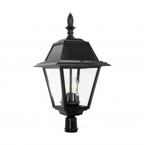 Noir, classique, abat-jour, solaire, aluminium, panneaux solaires, énergie solaire, classique, éclairage intense