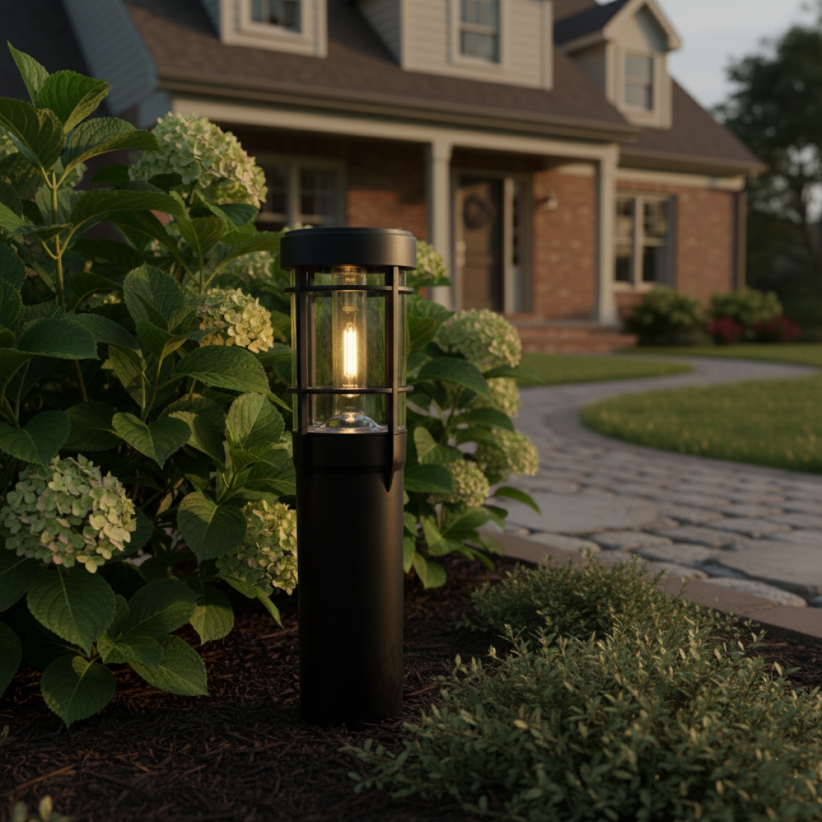 Torche noire sur l'énergie solaire, éclairage d'ambiance extérieur, LED solaire noir, lampe d'extérieur solaire Nostalux