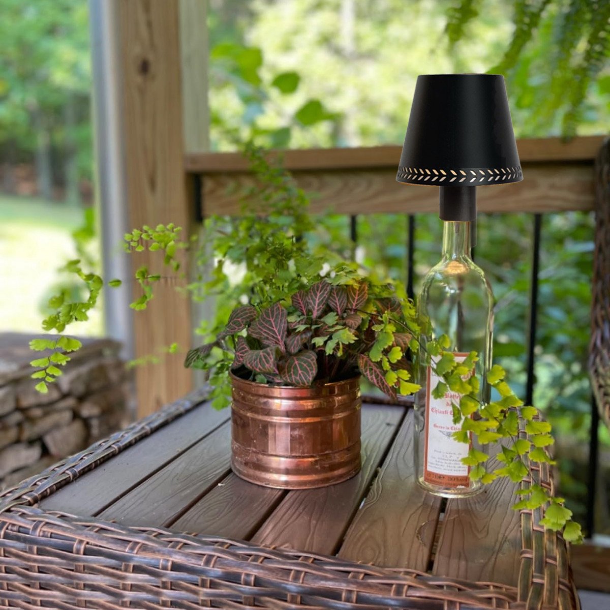 Lampe d'intérieur/extérieur - Lampe de table Vino Noir