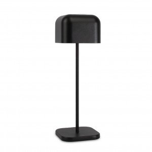 Lampe de table noire en aluminium moderne pour l'intérieur et l'extérieur Lampe de table noire en aluminium moderne pour l'intérieur et l'extérieur