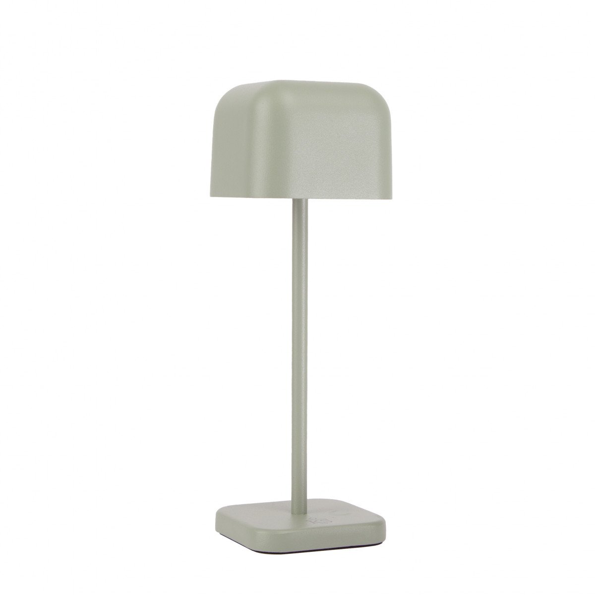 Lampe à poser compacte verte en aluminium moderne pour l'intérieur et l'extérieur