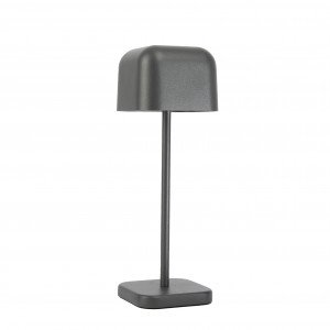 Lampe de table compacte anthracite en aluminium moderne pour l'intérieur et l'extérieur Lampe de table compacte anthracite en aluminium moderne pour l'intérieur et l'extérieur