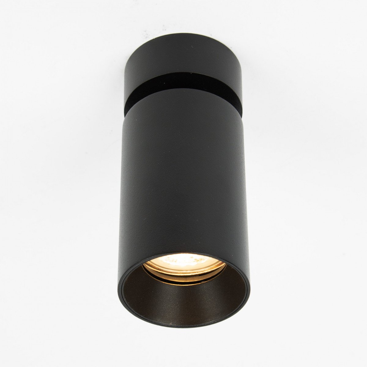 Spot orientable Mila 1 round Noir