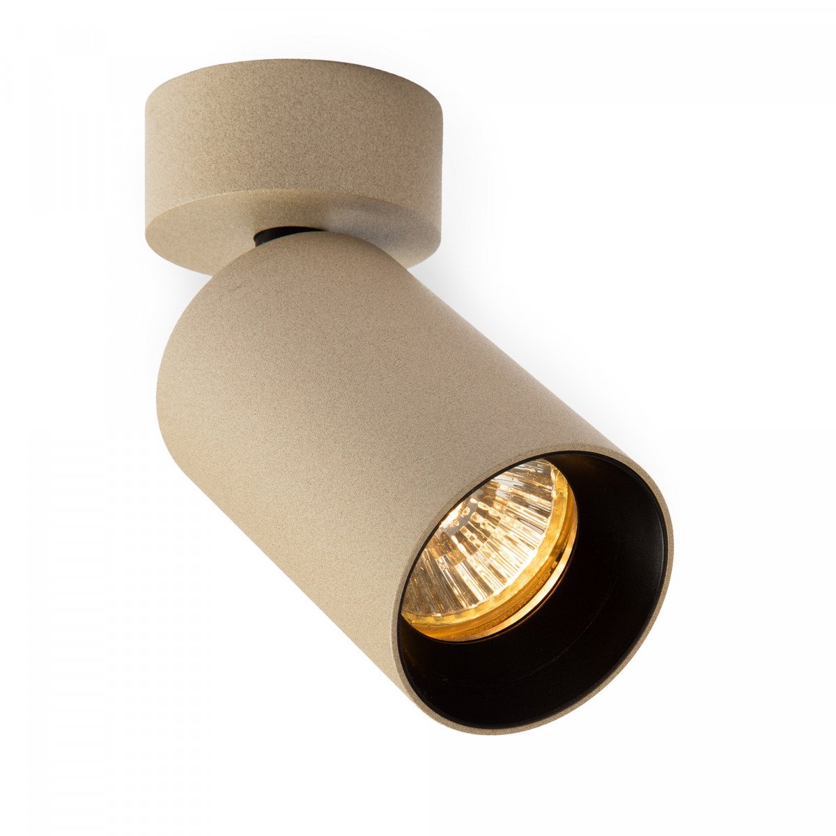 Spot Encastré Orientable Mila 1 Rond Champagne