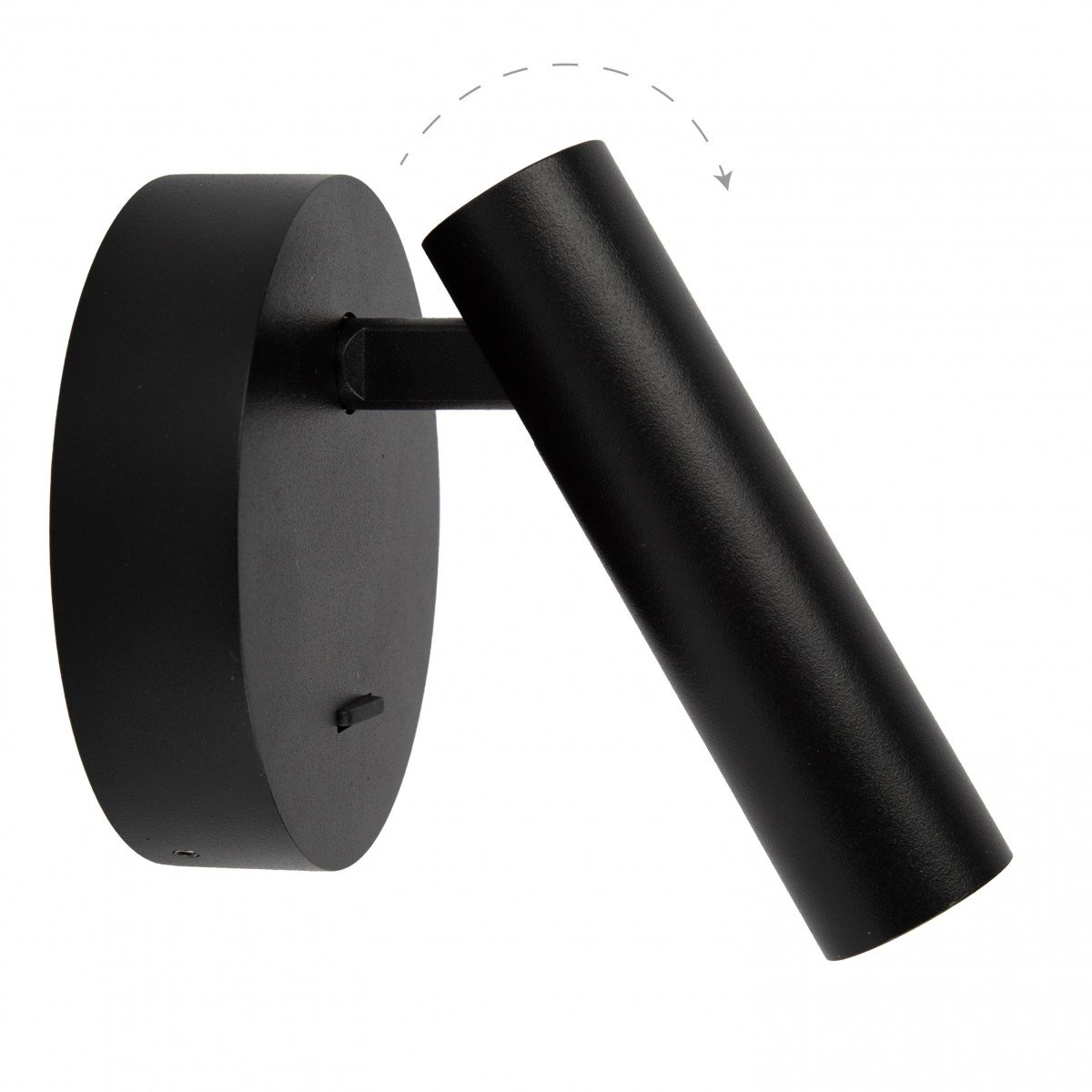 Spot mural champagne aluminium directionnel USB