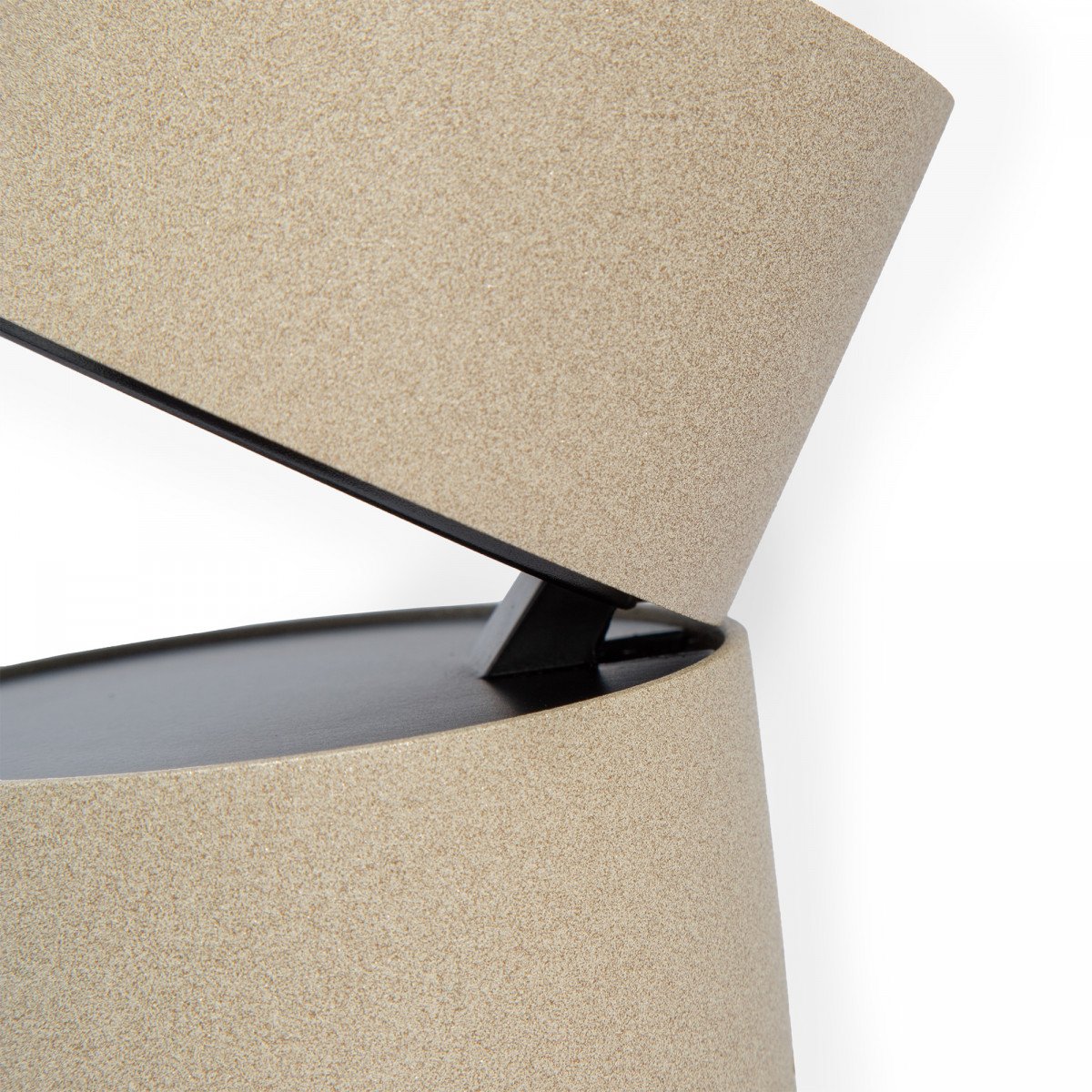 Spot de plafond rond, compact et luxueux couleur champagne