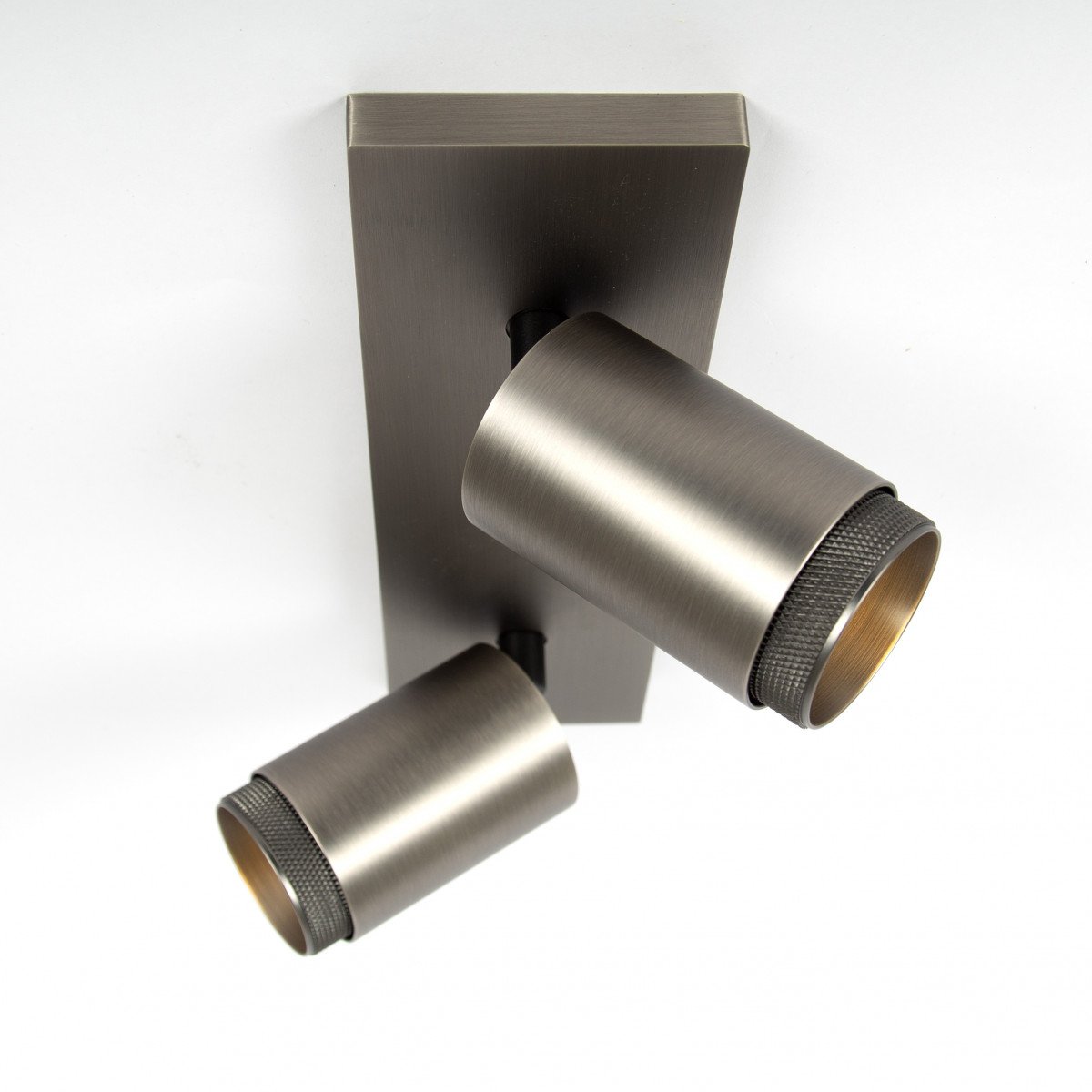 Plafonnier Scott éclairage intérieur Gun Metal aluminium moderne