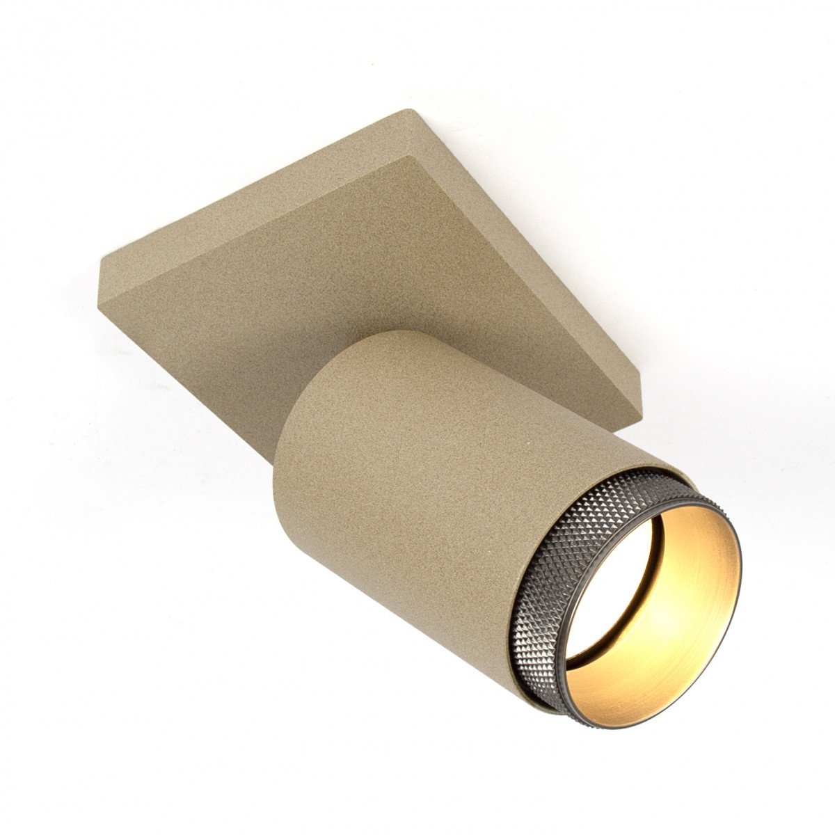 Plafonnier Scott éclairage intérieur champagne aluminium moderne