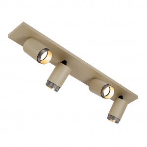 Plafonnier Scott éclairage intérieur Gun Metal aluminium moderne