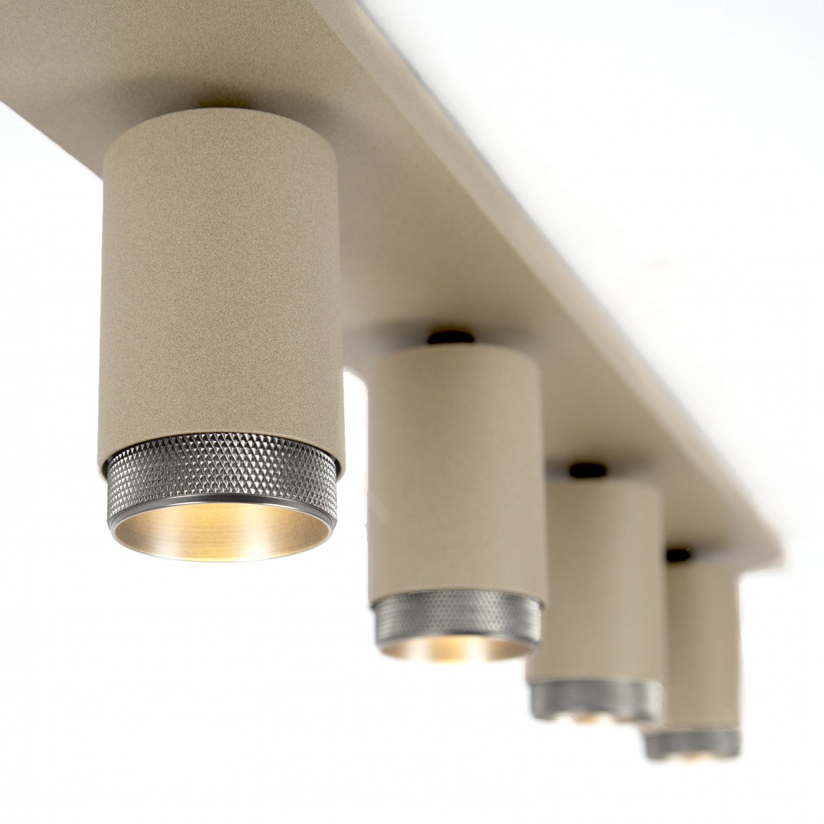 Plafonnier Scott éclairage intérieur Gun Metal aluminium moderne