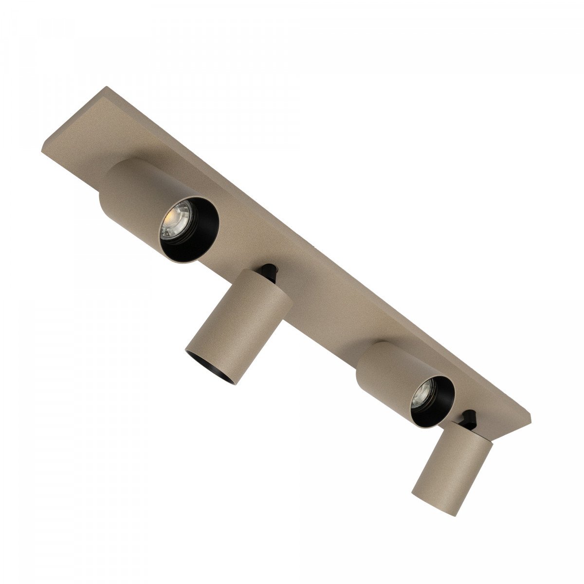 Éclairage intérieur Mila 4 spot en saillie champagne moderne