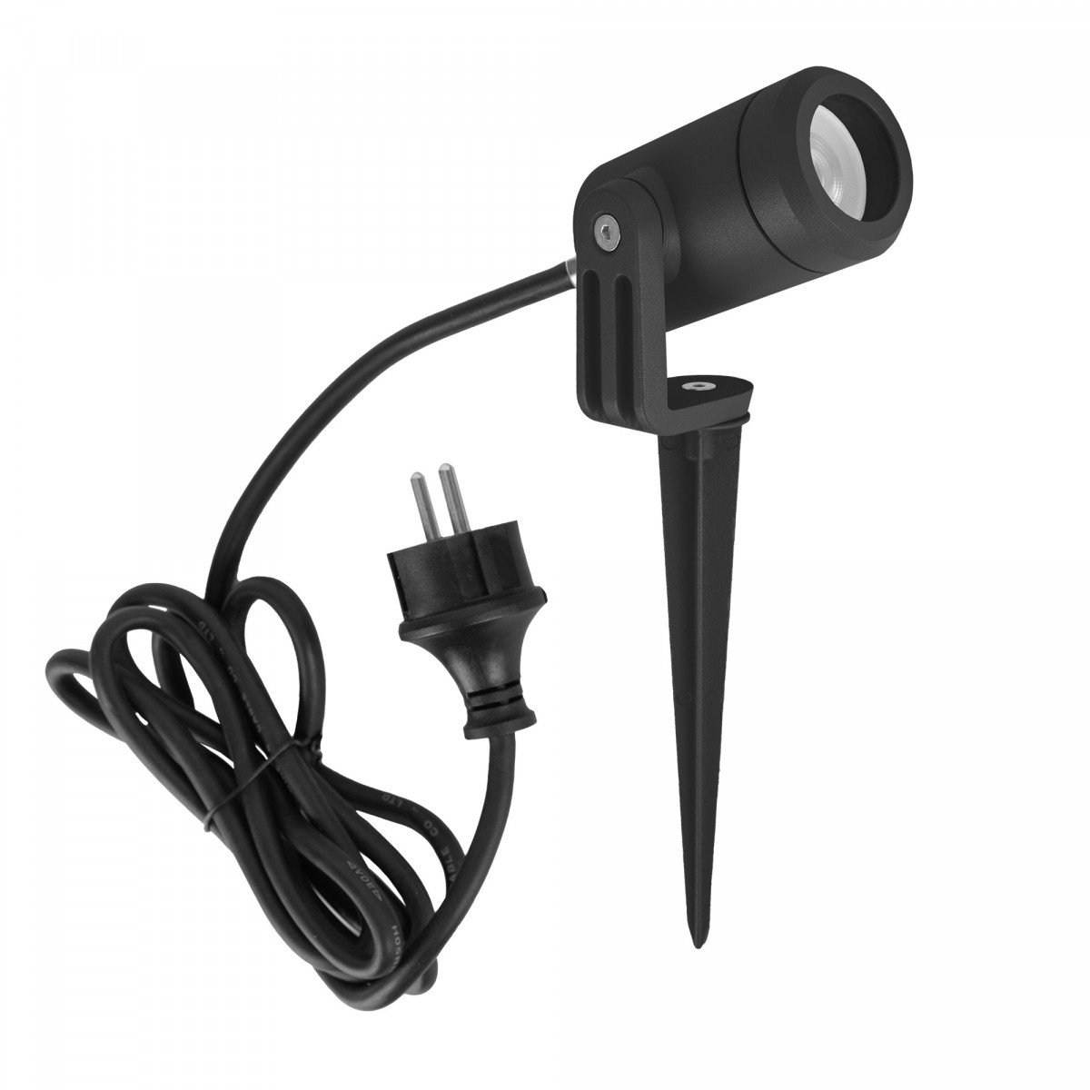Spot encastrable noir compact LED-Piquet GU10 PAR11