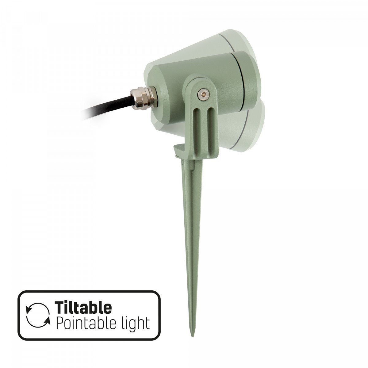 Spot encastrable vert compact LED-Piquet GU10 PAR11