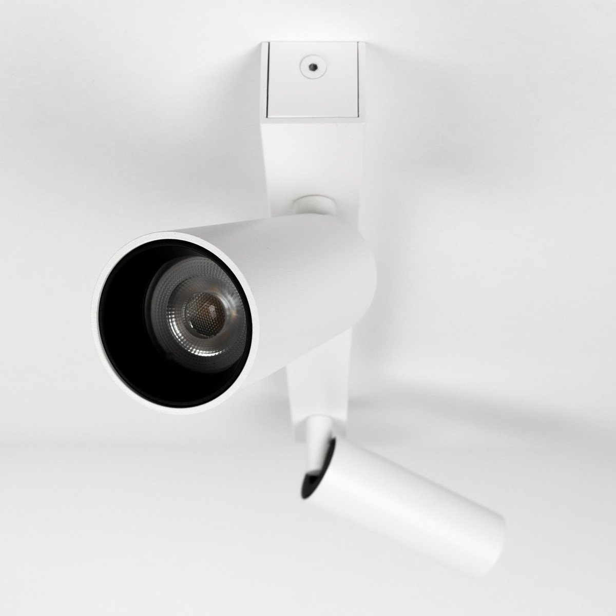 Éclairage intérieur spot encastrable blanc aluminium