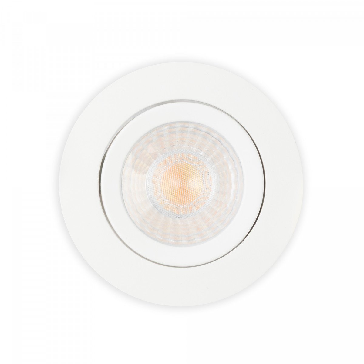 Spot encastré rond plafond blanc dimmable 82 cm