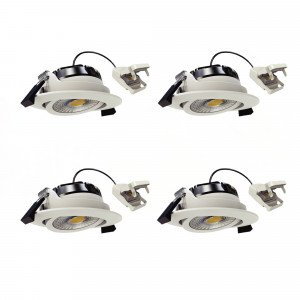 Spot encastré rond plafond blanc dimmable 82 cm Spot encastré rond plafond blanc dimmable 82 cm