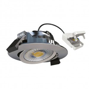 Spot encastré plafond rond aluminium brossé dimmable 82 cm Spot encastré plafond rond aluminium brossé dimmable 82 cm
