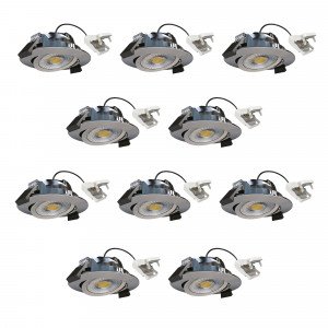 Spot encastré rond plafond blanc dimmable 82 cm Spot encastré rond plafond blanc dimmable 82 cm
