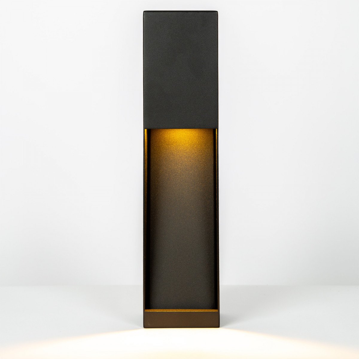 Lampe de jardin noire – aluminium – carrée – moderne – GU10