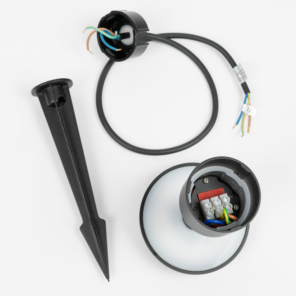 Noir Jazzy lampe de jardin small aluminium IP65