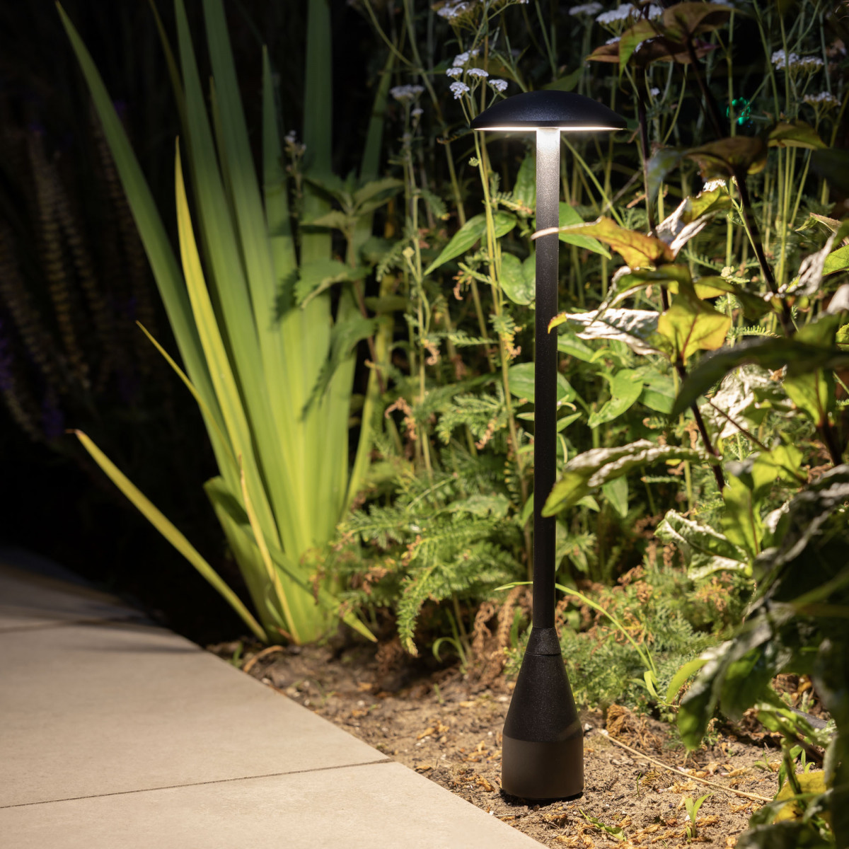 Noir Jazzy lampe de jardin small aluminium IP65
