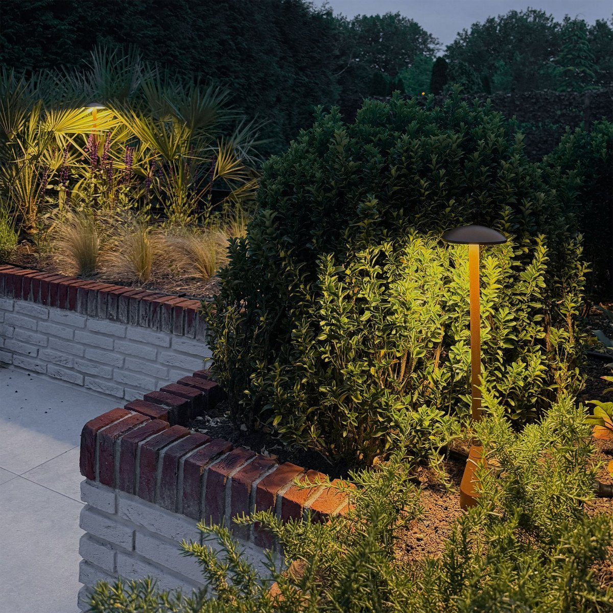 Corten Jazzy lampe de jardin small aluminium IP65