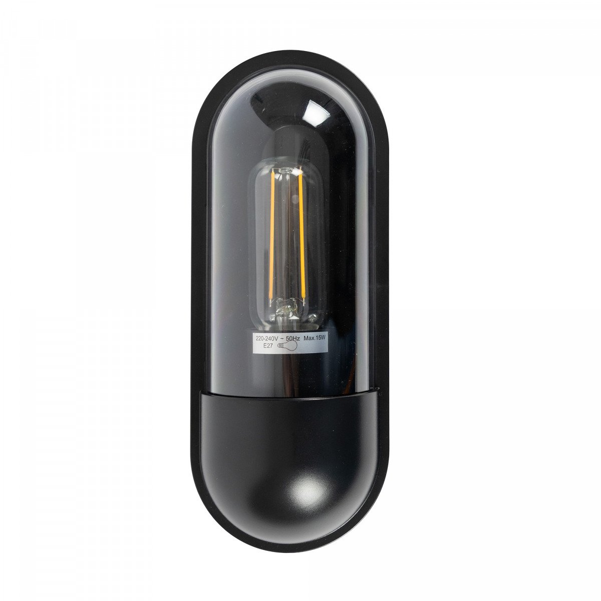 Lampe extérieure Eye applique murale noire éclairage de jardin moderne