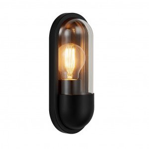 Lampe extérieure Eye applique murale noire éclairage de jardin moderne