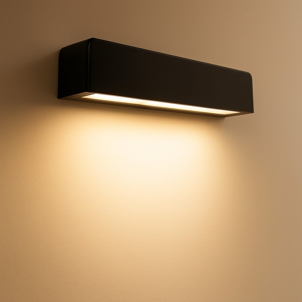 Lampe extérieure Warwick Applique murale noire aluminium moderne
