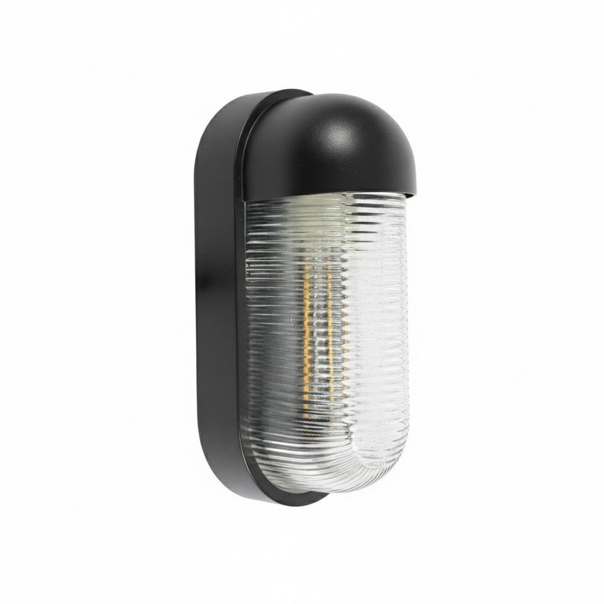 Lampe extérieure Bullet applique noire aluminium moderne