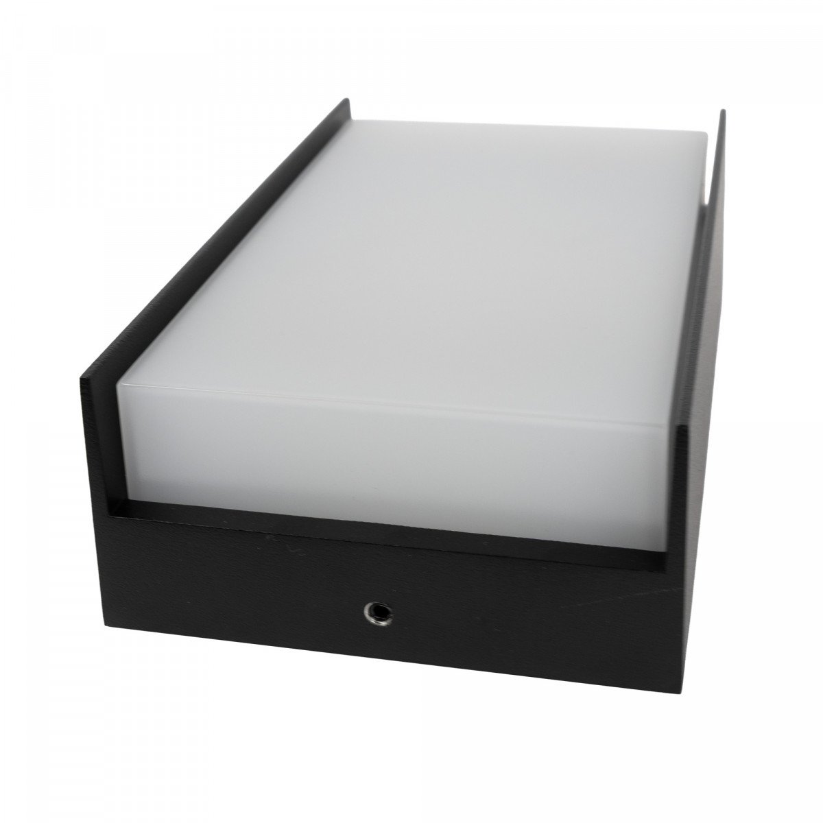 Lampe extérieure Lincoln applique noire aluminium moderne