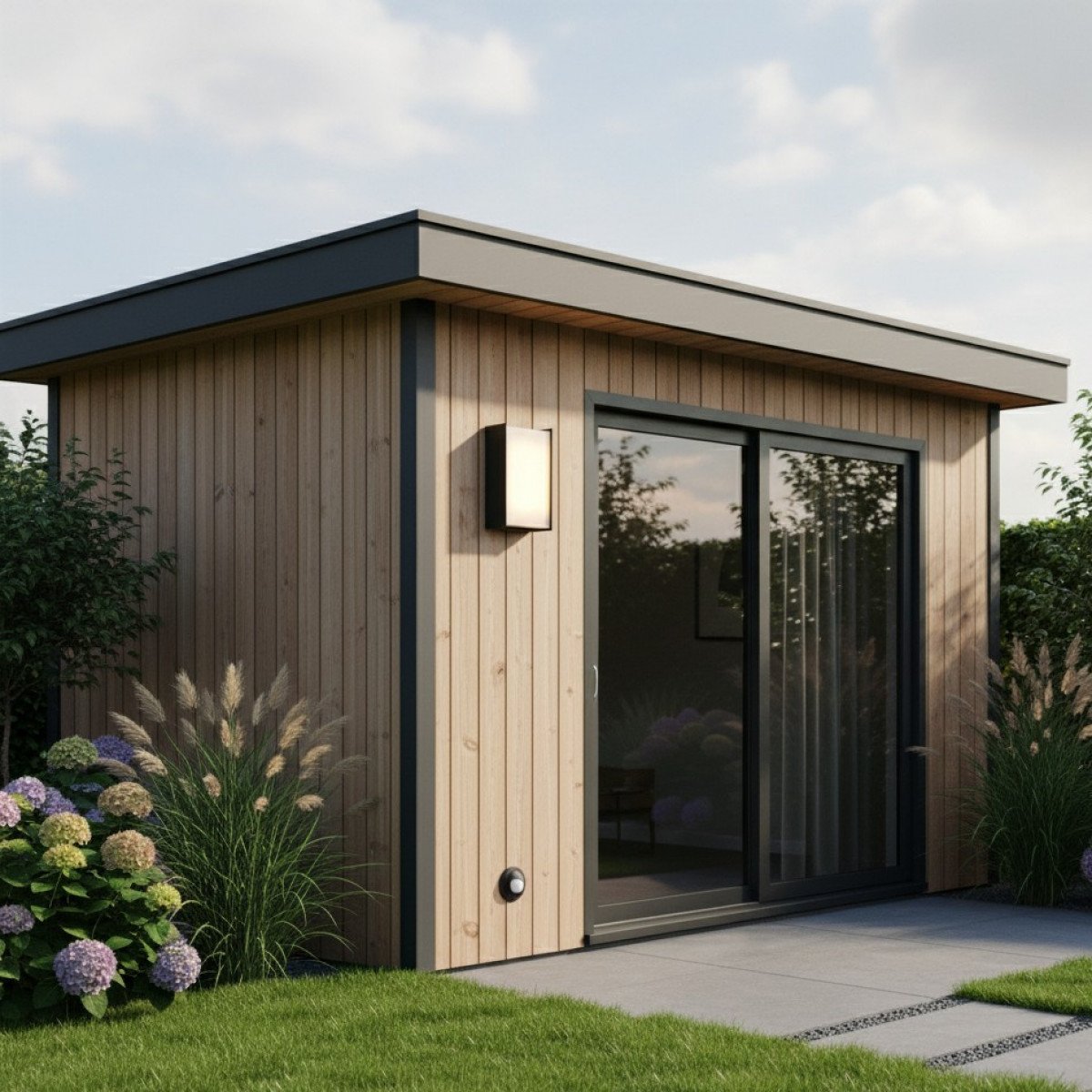 Lampe extérieure Lincoln applique noire aluminium moderne