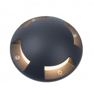 Lampe extérieure Star spot encastré noir aluminium moderne
