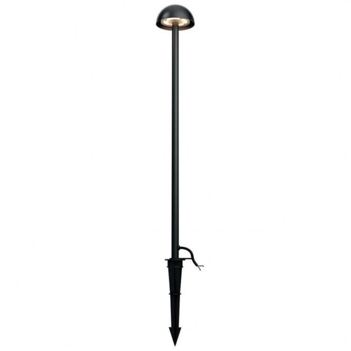 Lampe de jardin Lina noire 60cm aluminium IP65
