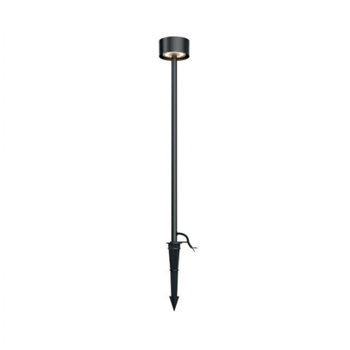 Noir Lampe de jardin Ayla 60cm aluminium IP65