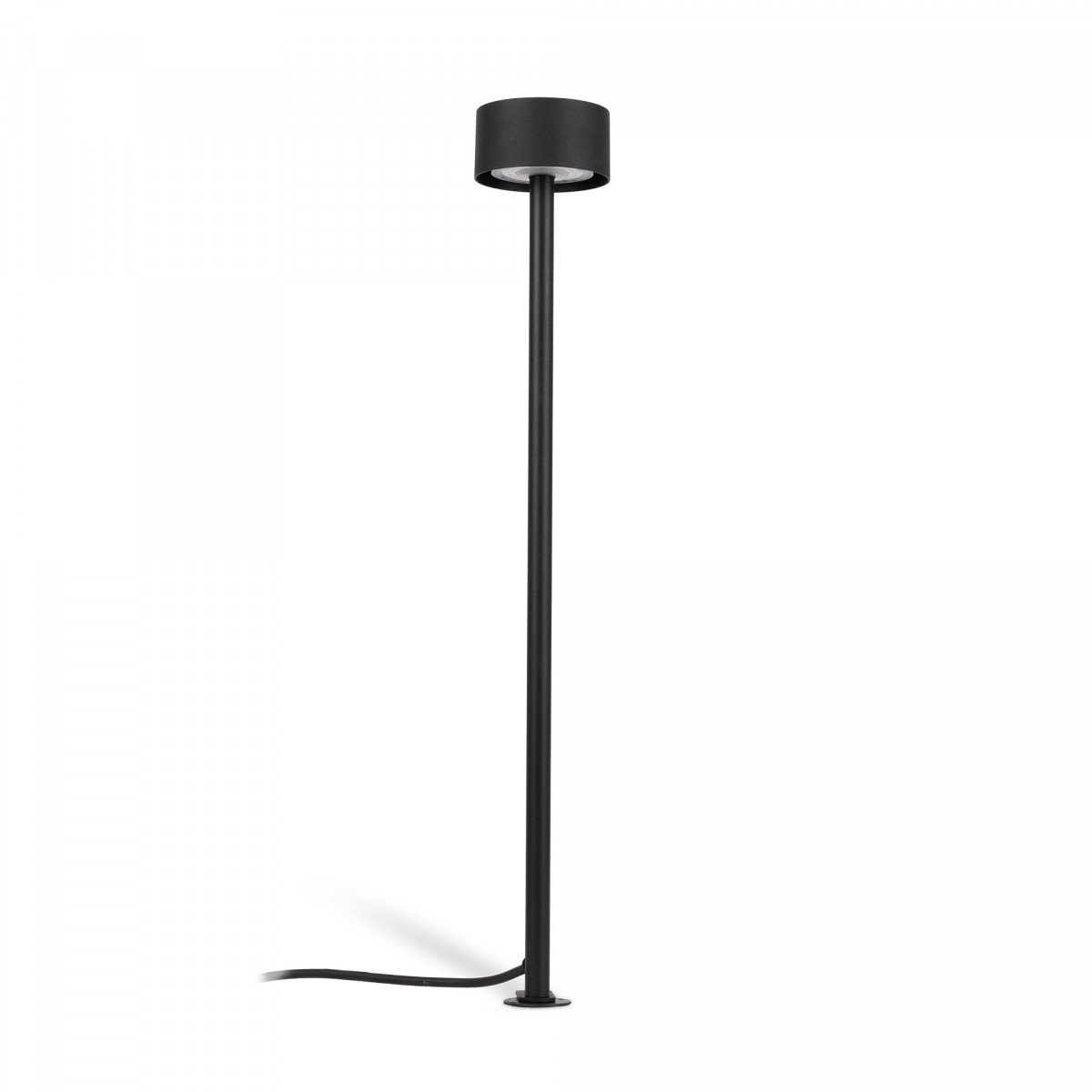 Noir Lampe de jardin Ayla 60cm aluminium IP65
