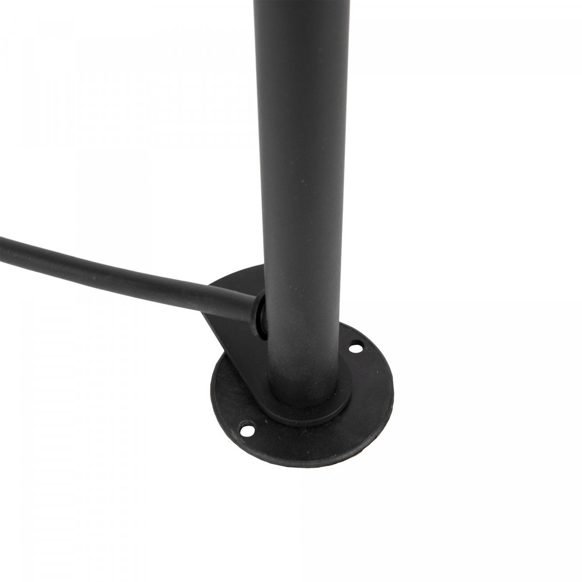 Noir Lampe de jardin Ayla 60cm aluminium IP65