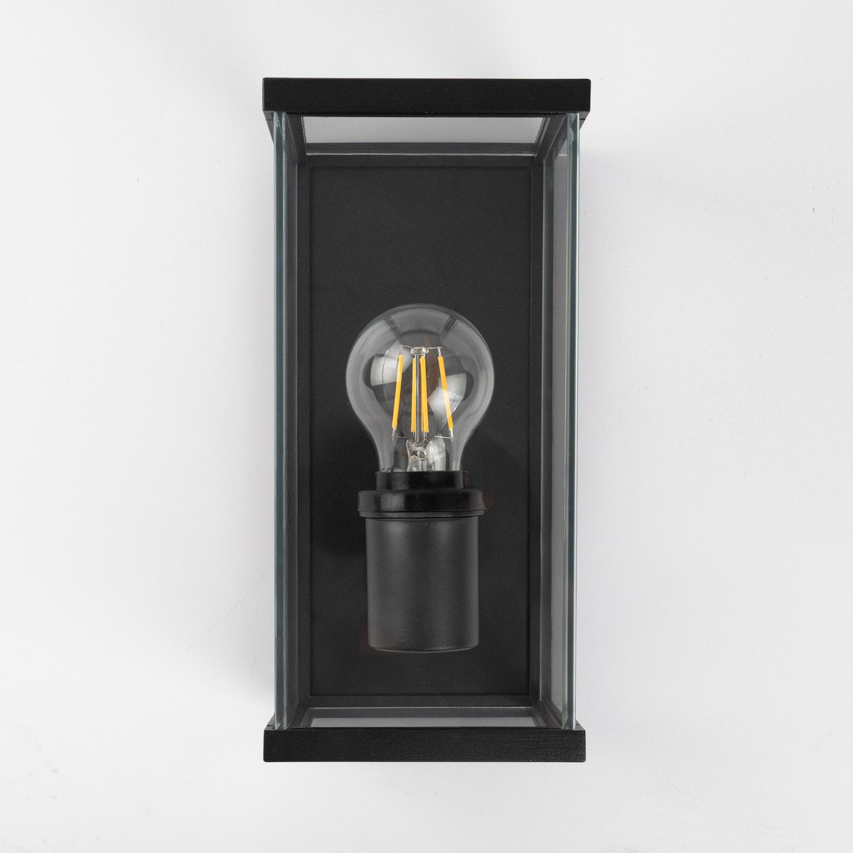 Luminaire extérieur Toledo applique murale aluminium noir sobre