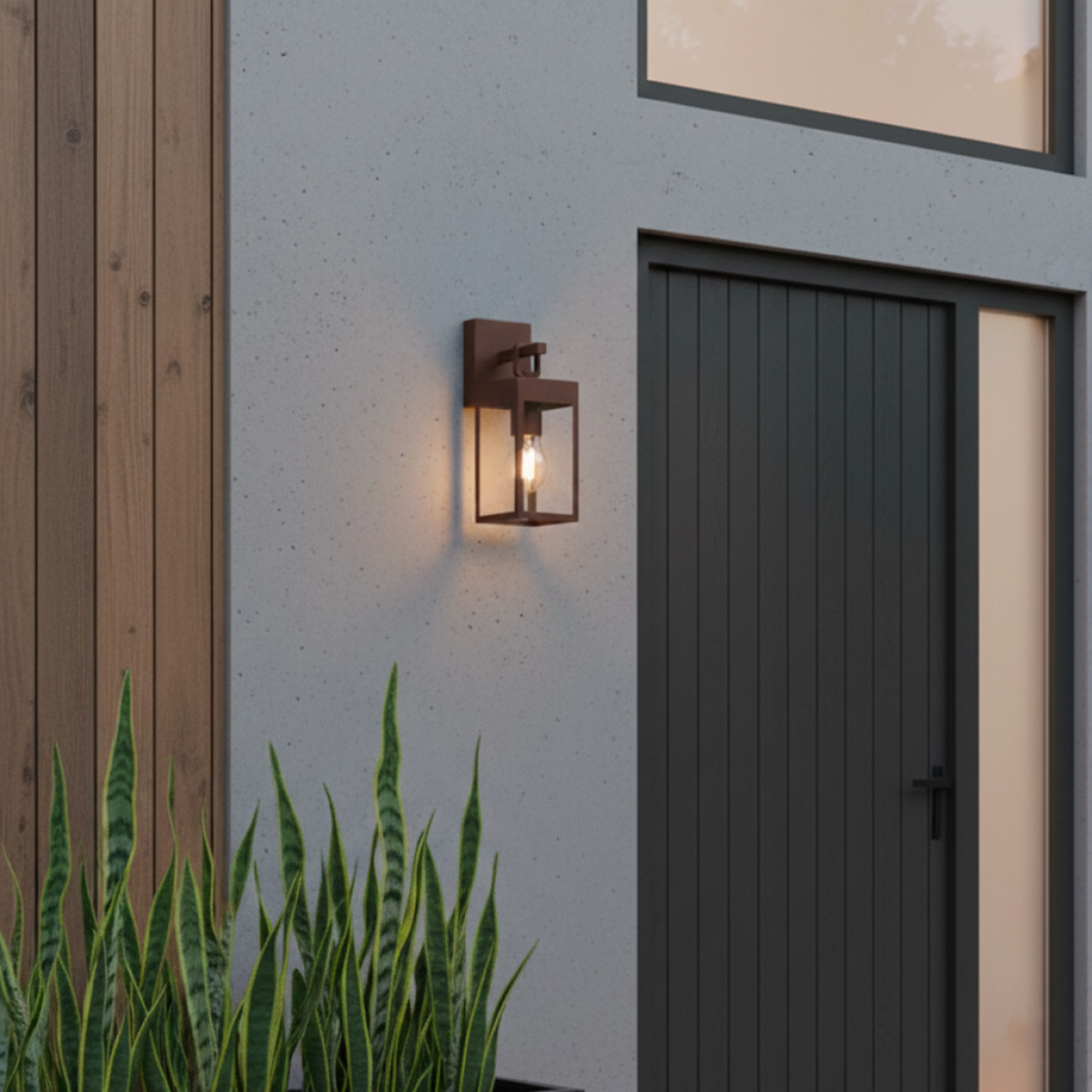 Éclairage extérieur applique murale Cartagena corten aluminium