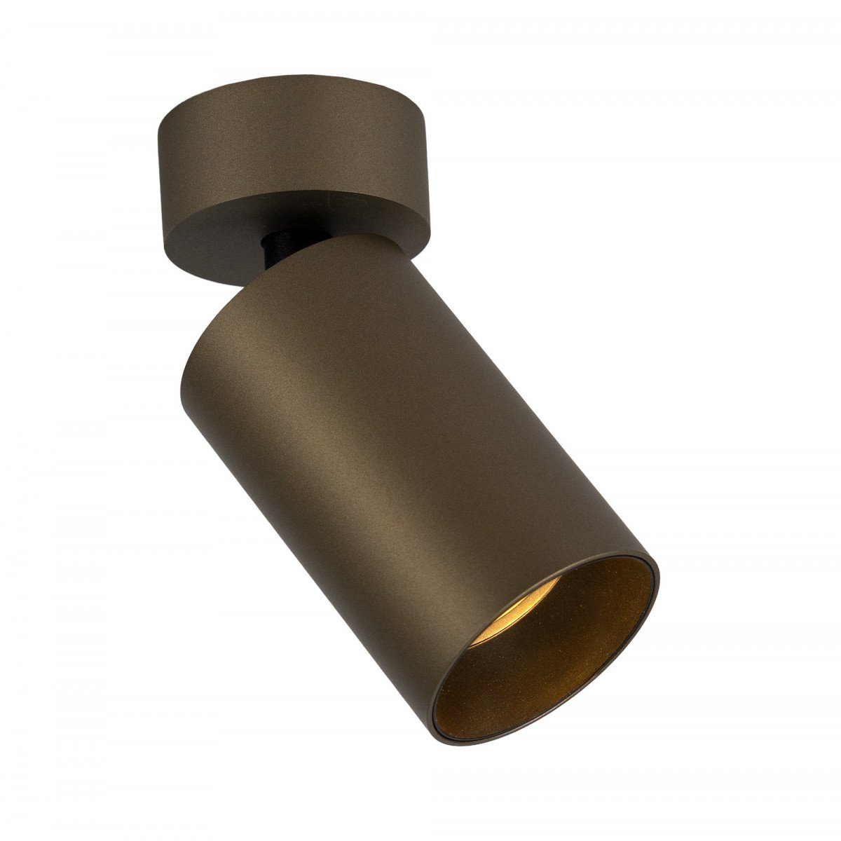 Éclairage intérieur – lampe de plafond Mila bronze aluminium moderne