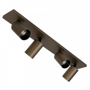 Éclairage intérieur Mila 4 spot en saillie bronze moderne
