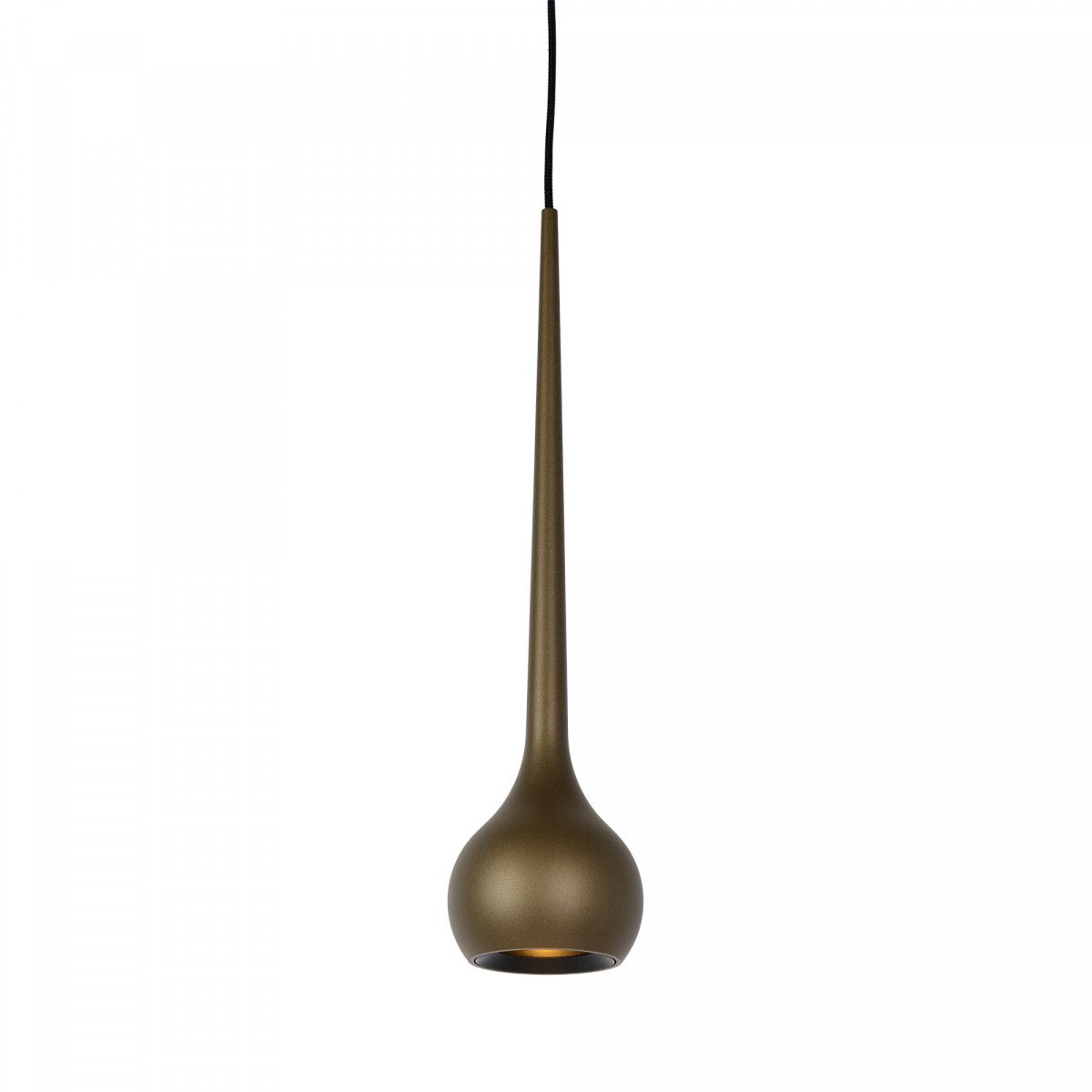 Lampe intérieure Lynea suspension bronze aluminium moderne