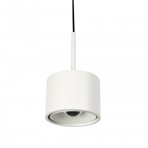 Lampe d’intérieur suspension June blance aluminium moderne