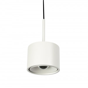 Lampe d’intérieur suspension June blance aluminium moderne