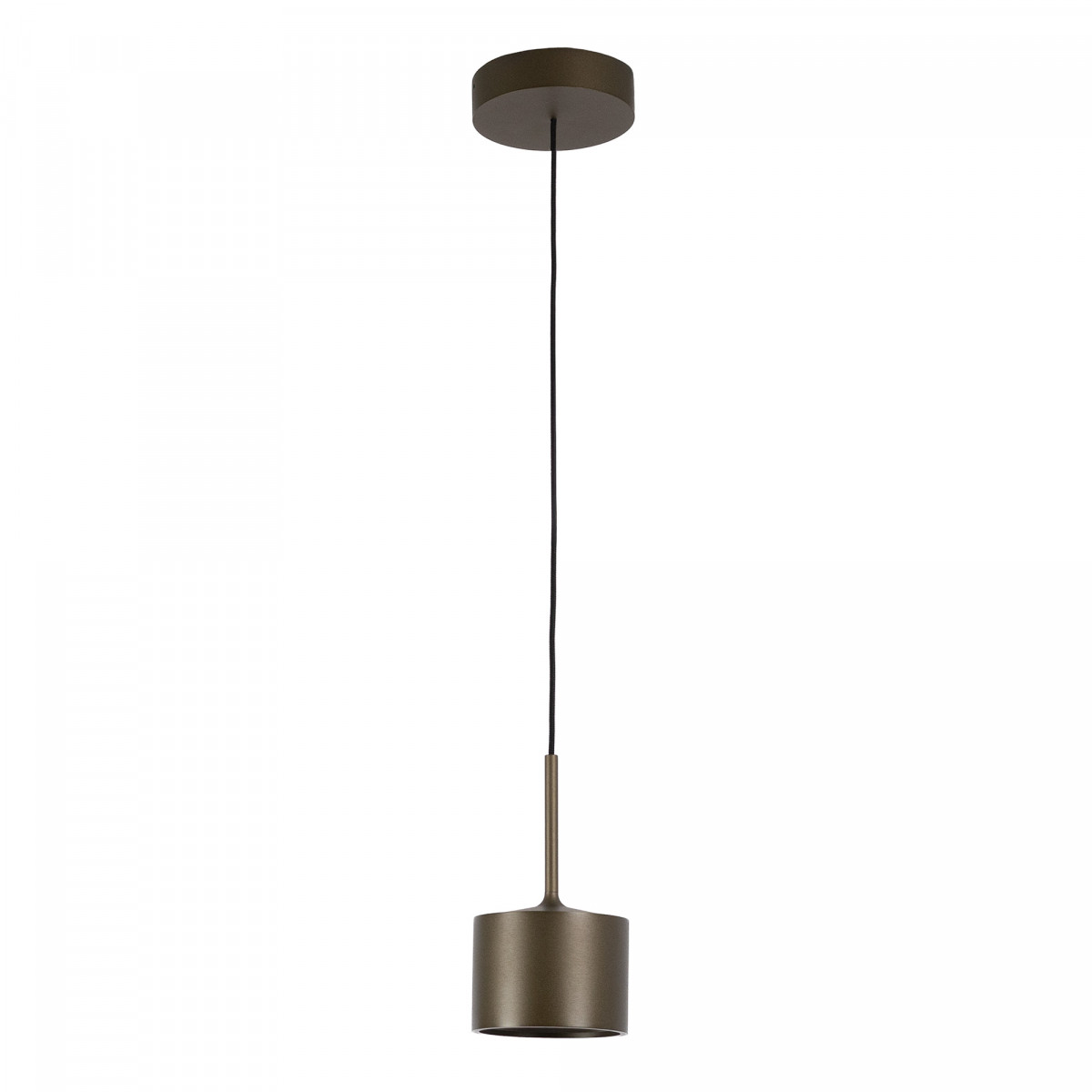 Lampe d’intérieur suspension June bronze aluminium moderne