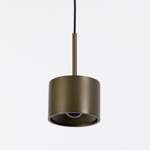 Lampe d’intérieur suspension June bronze aluminium moderne