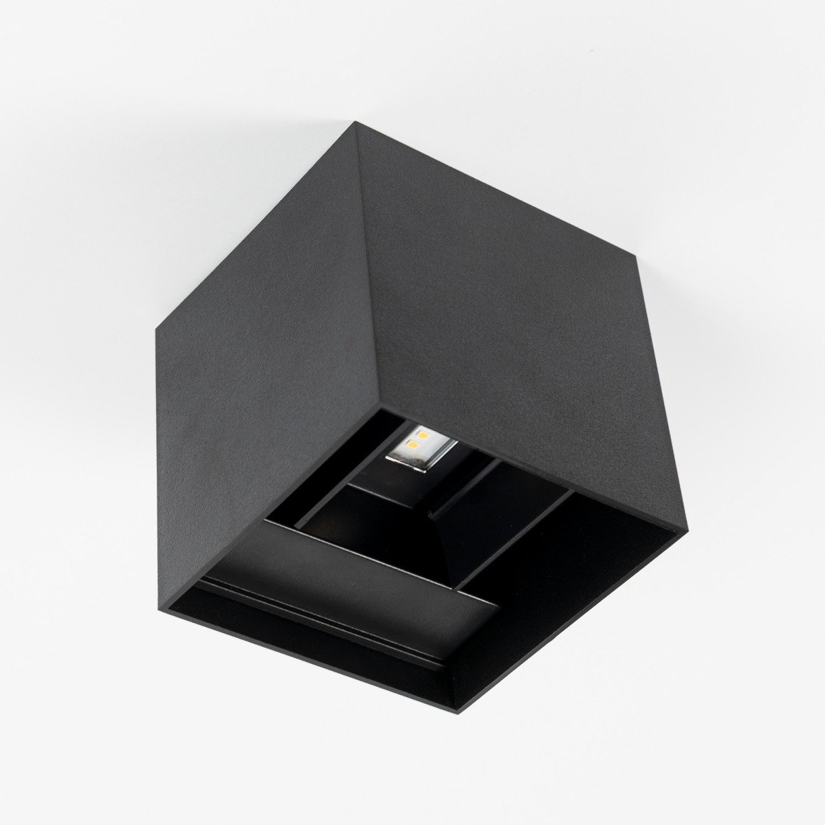 Lampe extérieure Brian applique murale noire LED moderne