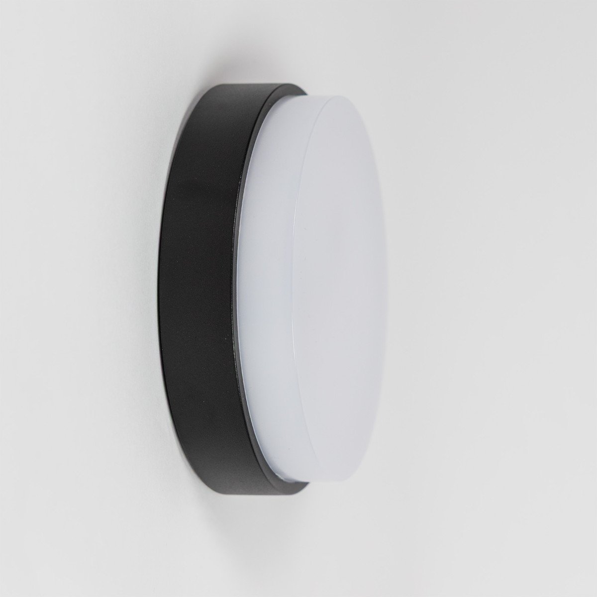 Lampe d'extérieur Cedric applique murale noire en aluminium moderne